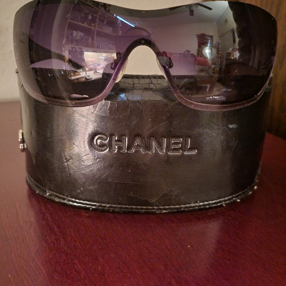 *Chanel Purple/Gray Lens Sunglasses - Picture 7 of 8